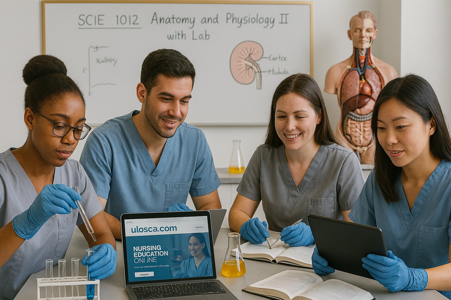 Anatomy and Physiology II with Lab (D313)