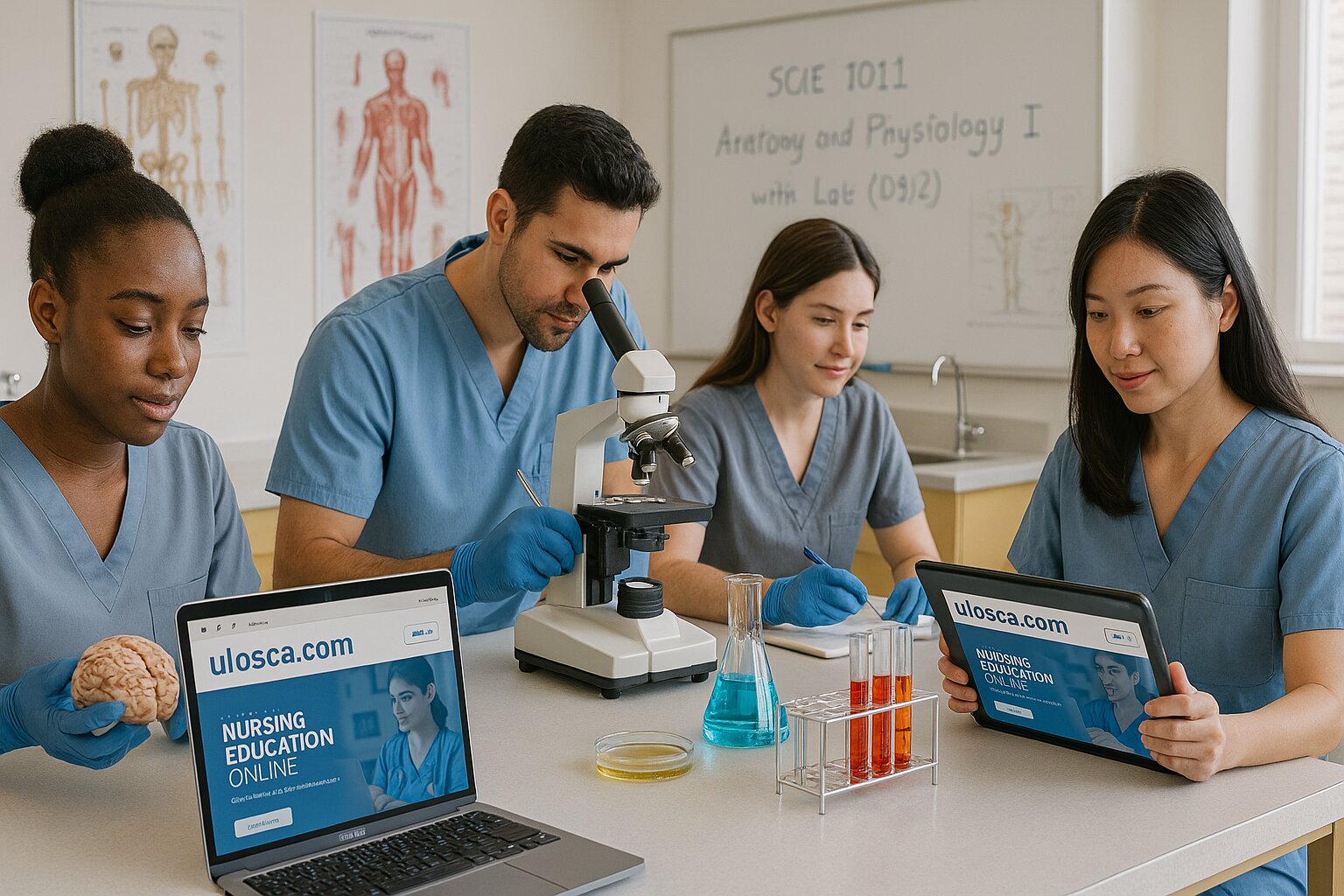 Anatomy and Physiology I with Lab (D312)