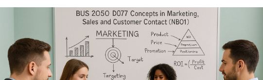 Concepts in Marketing, Sales, and Customer Contact (NB01) D077