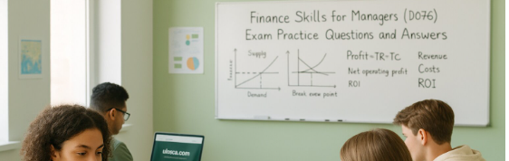 Finance Skills for Managers (D076)