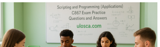 Scripting and Programming (Applications) C867)